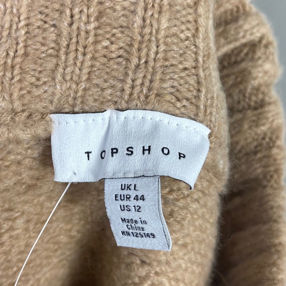 NWT Topshop Funnel Neck Sweater - Picture 8 of 9
